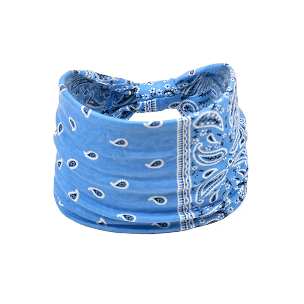 Women's Cotton Bohemian Hair Band with Colorful Design - Image 6