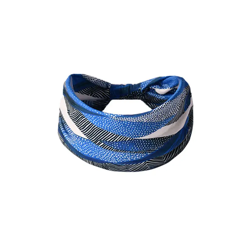 Women's Cotton Bohemian Hair Band with Colorful Design - Image 62