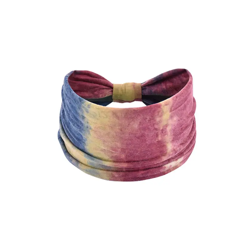 Women's Cotton Bohemian Hair Band with Colorful Design - Image 65