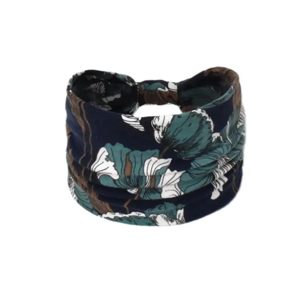 Women's Cotton Bohemian Hair Band with Colorful Design - Image 8
