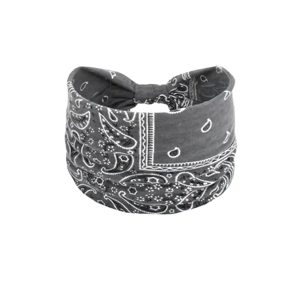 Women's Cotton Bohemian Hair Band with Colorful Design - Image 82