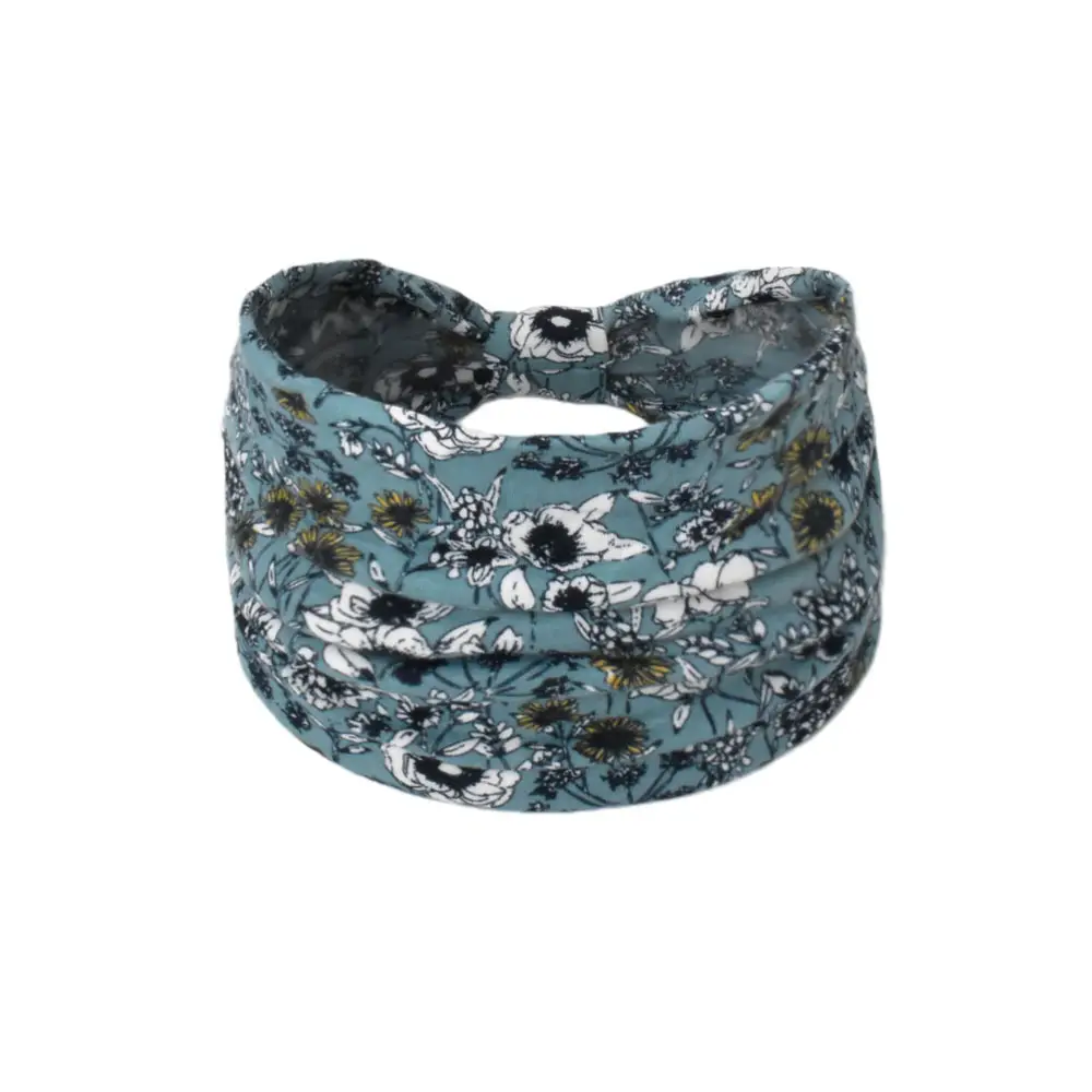 Women's Cotton Bohemian Hair Band with Colorful Design - Image 87