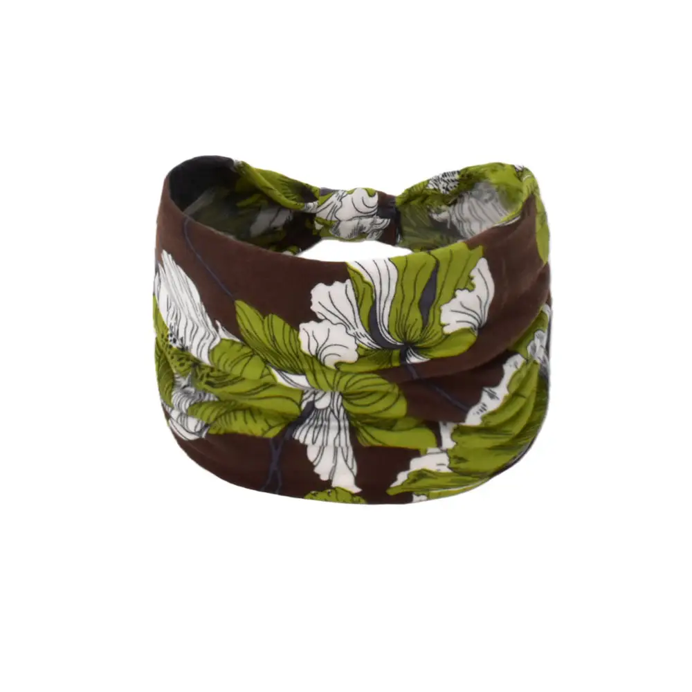 Women's Cotton Bohemian Hair Band with Colorful Design - Image 91
