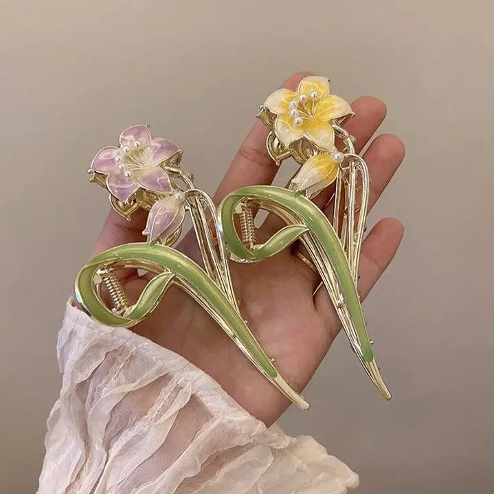 Face Flower Hairpin Women's 2023 New - Image 5