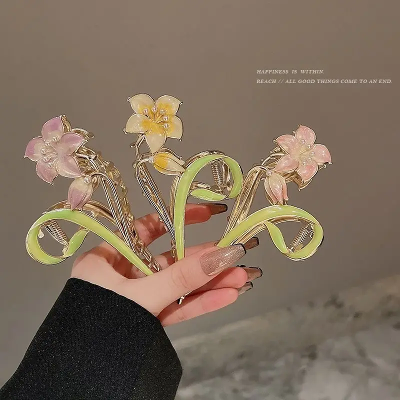 Face Flower Hairpin Women's 2023 New - Image 7