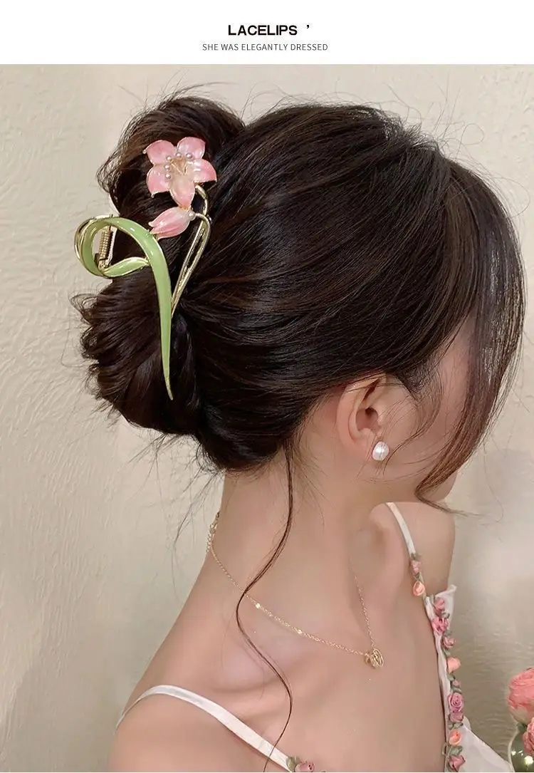 Face Flower Hairpin Women's 2023 New — feature 1