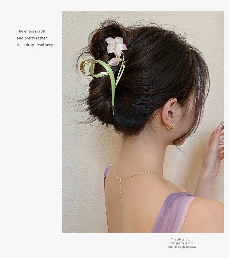 Face Flower Hairpin Women's 2023 New — feature 2
