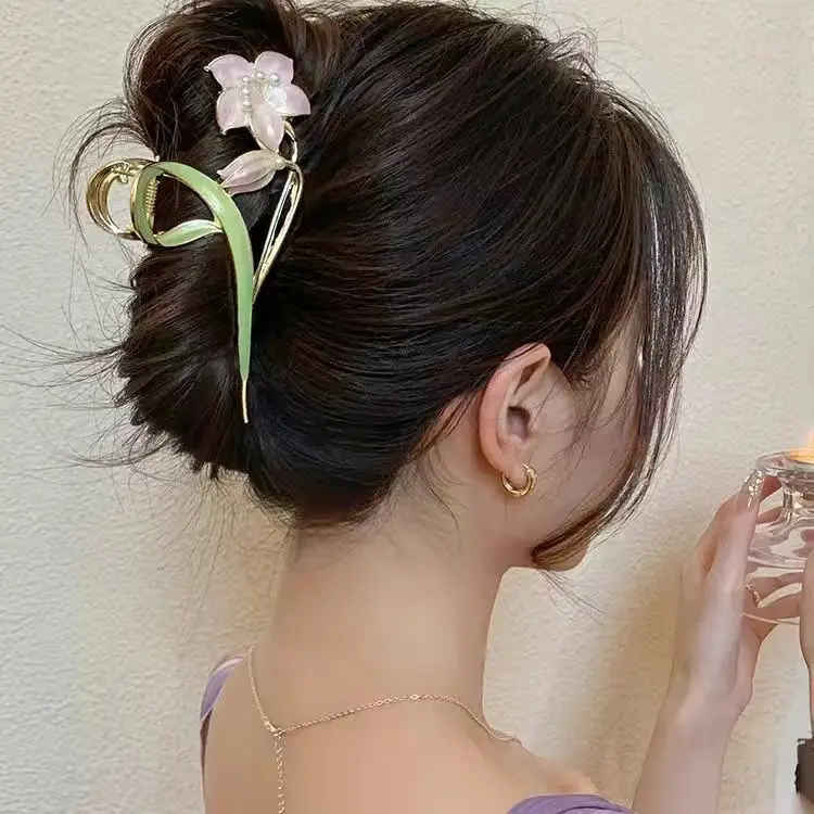 Face Flower Hairpin Women's 2023 New - Image 3