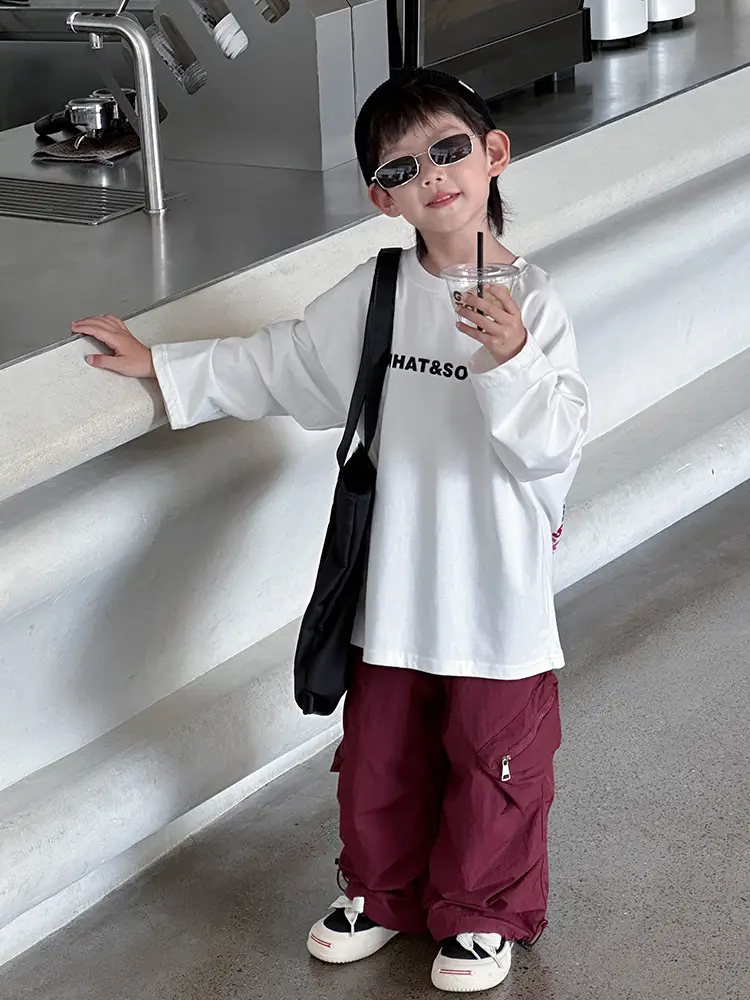 Boys T-Shirt Korean Style Loose Fit 2026 - Image 6