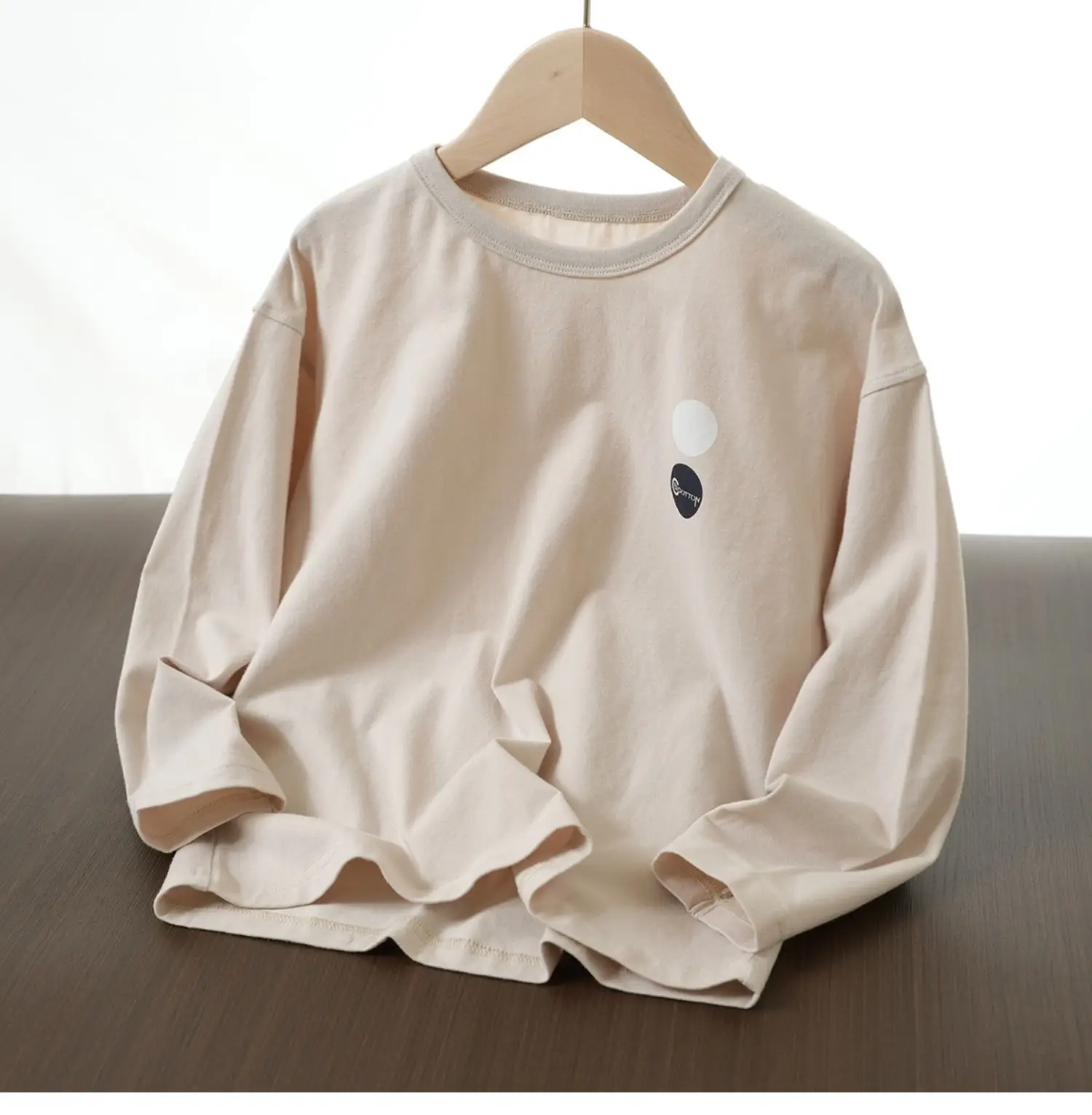 170 Middle Large Boys Girls Cotton Long Sleeve Shirt — feature 13