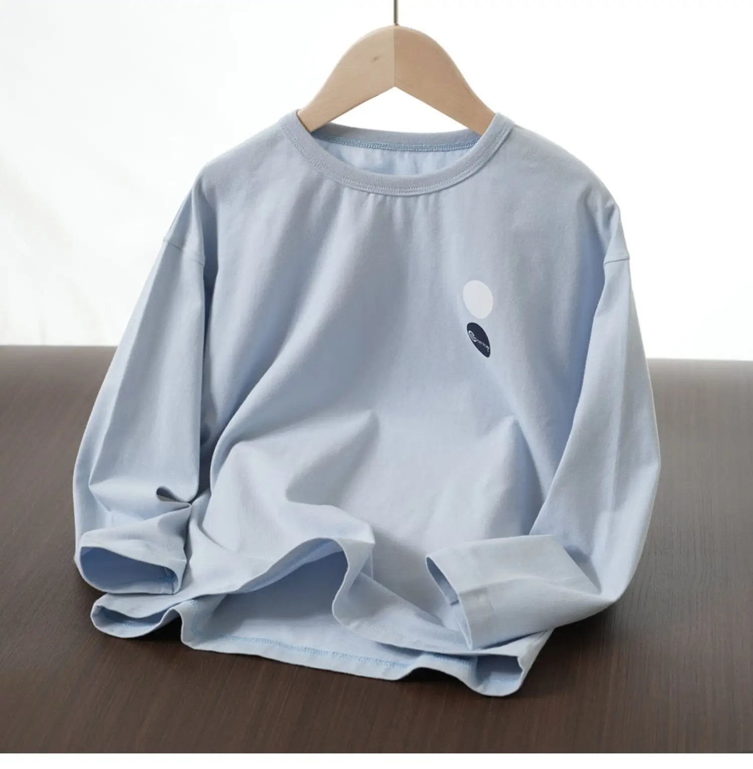 170 Middle Large Boys Girls Cotton Long Sleeve Shirt — feature 20