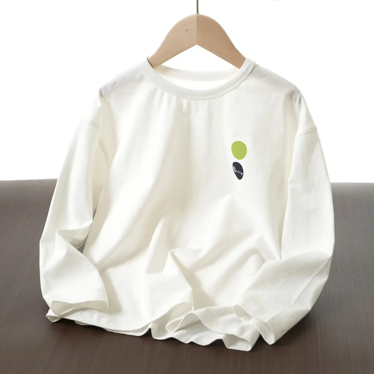 170 Middle Large Boys Girls Cotton Long Sleeve Shirt - Image 4