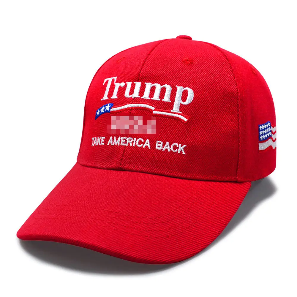 2024 Red Trump Embroidered Baseball Cap — feature 4
