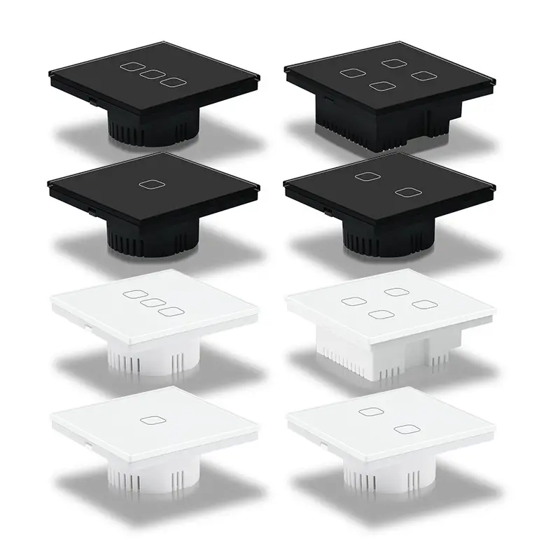 Tuya Wifi Smart Switch Touch Switch Smart Wall Switch Electrician In-Stock Smart Socket