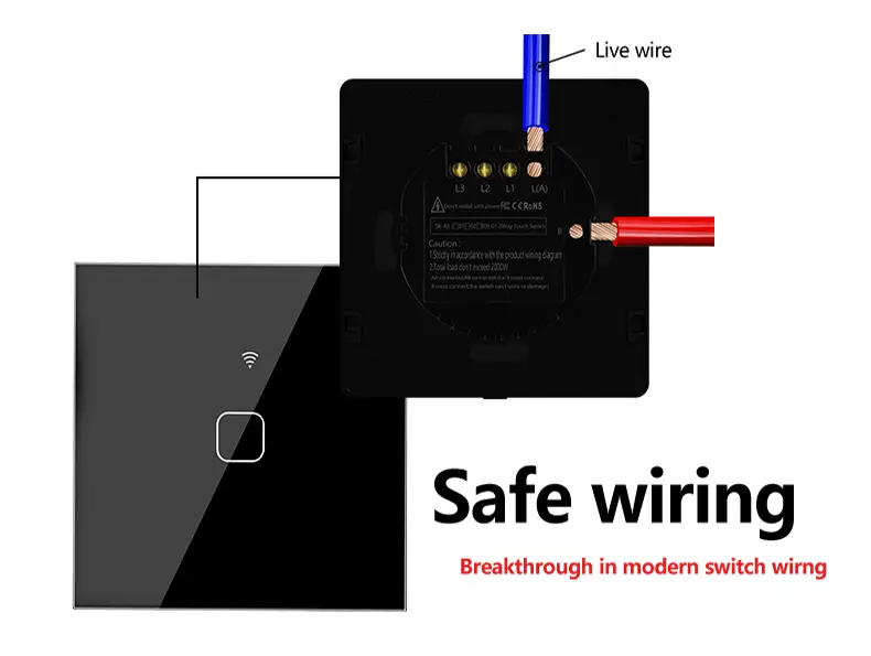 Tuya Wifi Smart Switch Touch Switch Smart Wall Switch Electrician In-Stock Smart Socket — feature 14