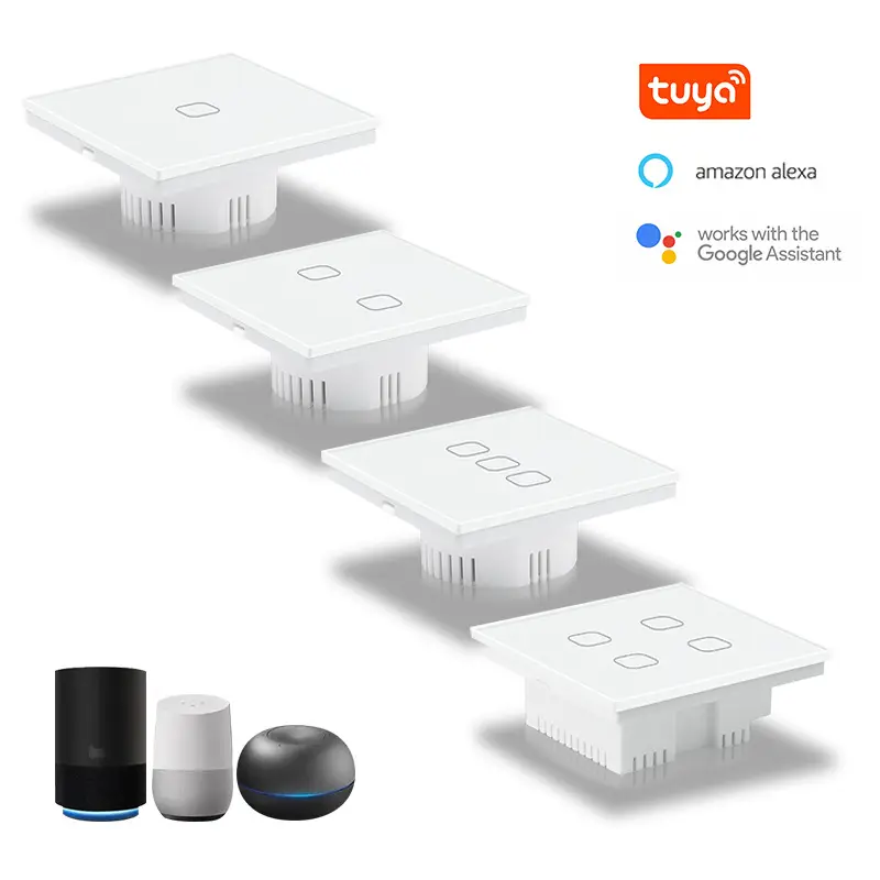 Tuya Wifi Smart Switch Touch Switch Smart Wall Switch Electrician In-Stock Smart Socket — feature 6