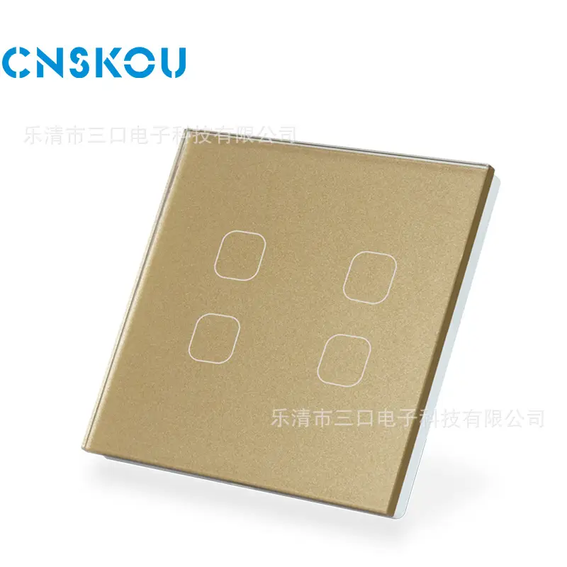 Tuya Wifi Smart Switch Touch Switch Smart Wall Switch Electrician In-Stock Smart Socket