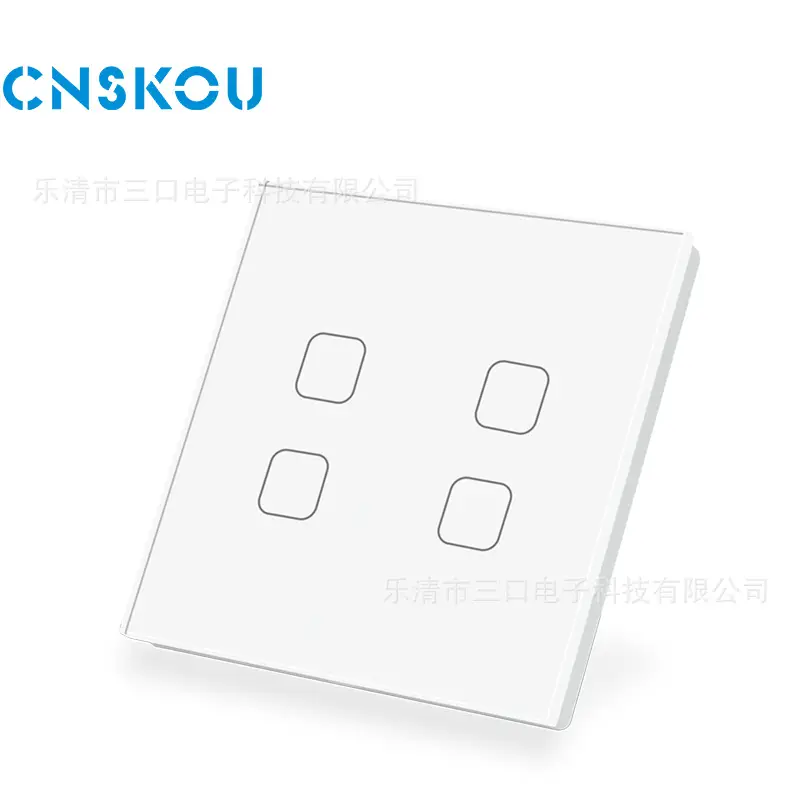 Tuya Wifi Smart Switch Touch Switch Smart Wall Switch Electrician In-Stock Smart Socket