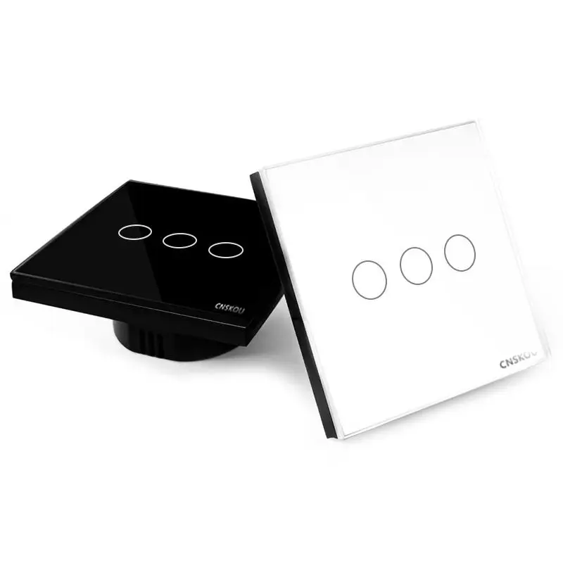 Tuya Wifi Smart Switch Touch Switch Smart Wall Switch Electrician In-Stock Smart Socket