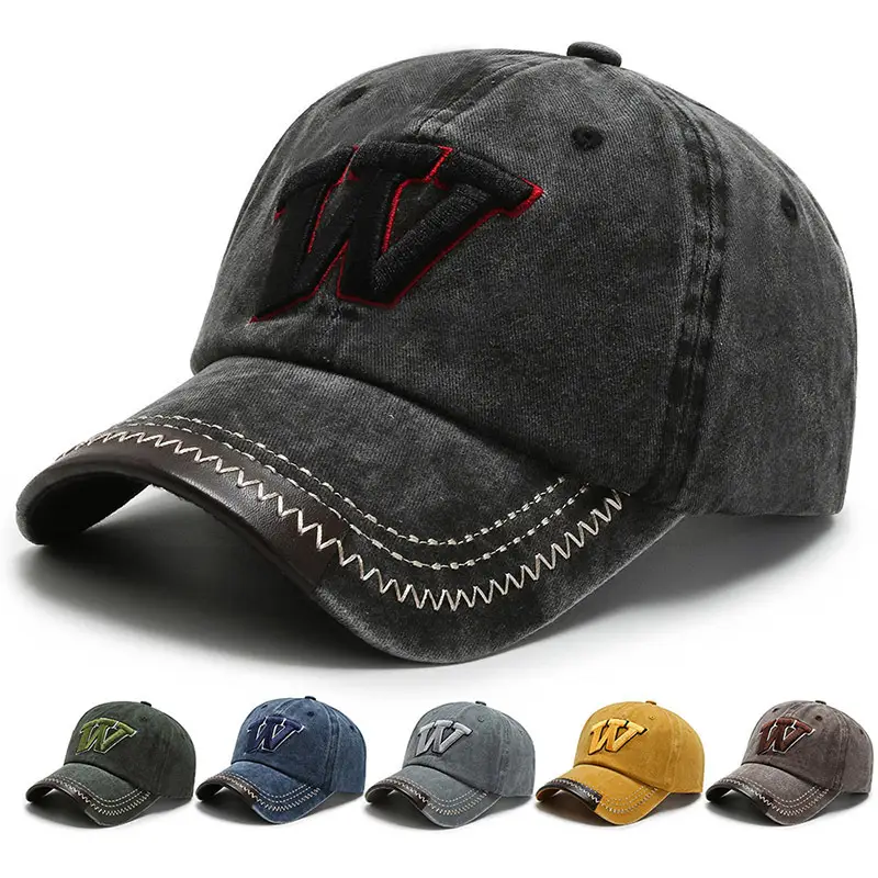 Vintage Washed Baseball Cap Women's Casual Sun Hat - Image 7