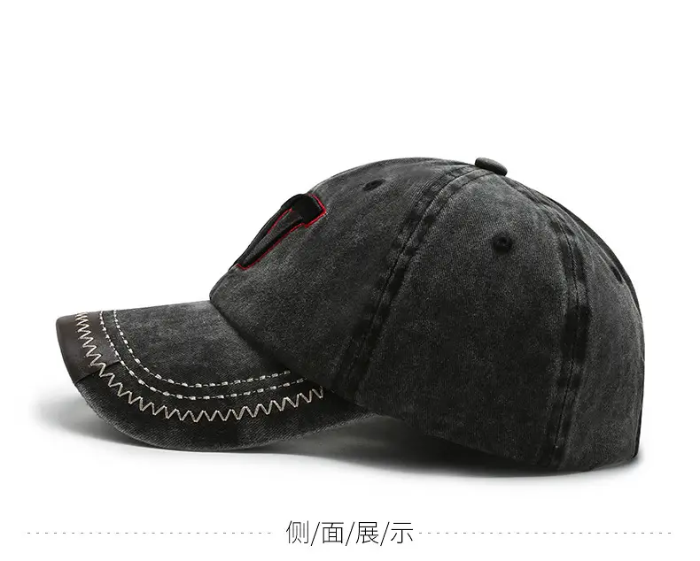 Vintage Washed Baseball Cap Women's Casual Sun Hat — feature 6