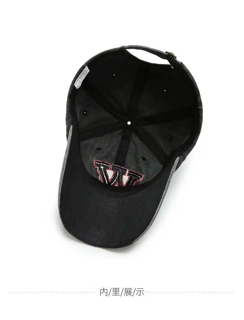 Vintage Washed Baseball Cap Women's Casual Sun Hat — feature 8