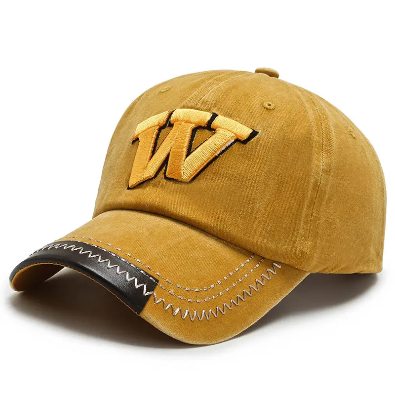Vintage Washed Baseball Cap Women's Casual Sun Hat - Image 3