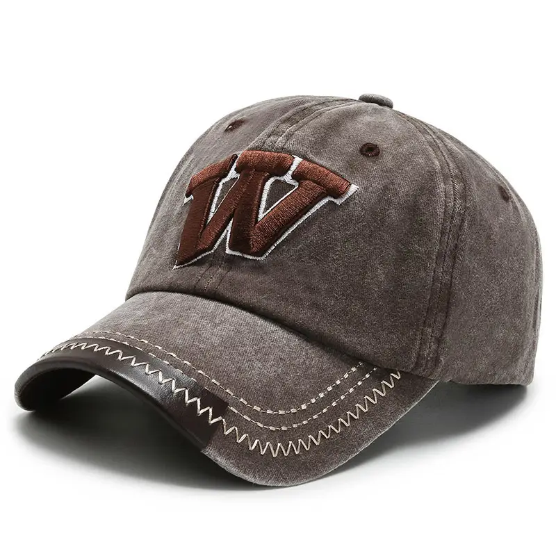 Vintage Washed Baseball Cap Women's Casual Sun Hat - Image 4