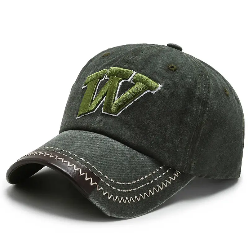 Vintage Washed Baseball Cap Women's Casual Sun Hat - Image 5
