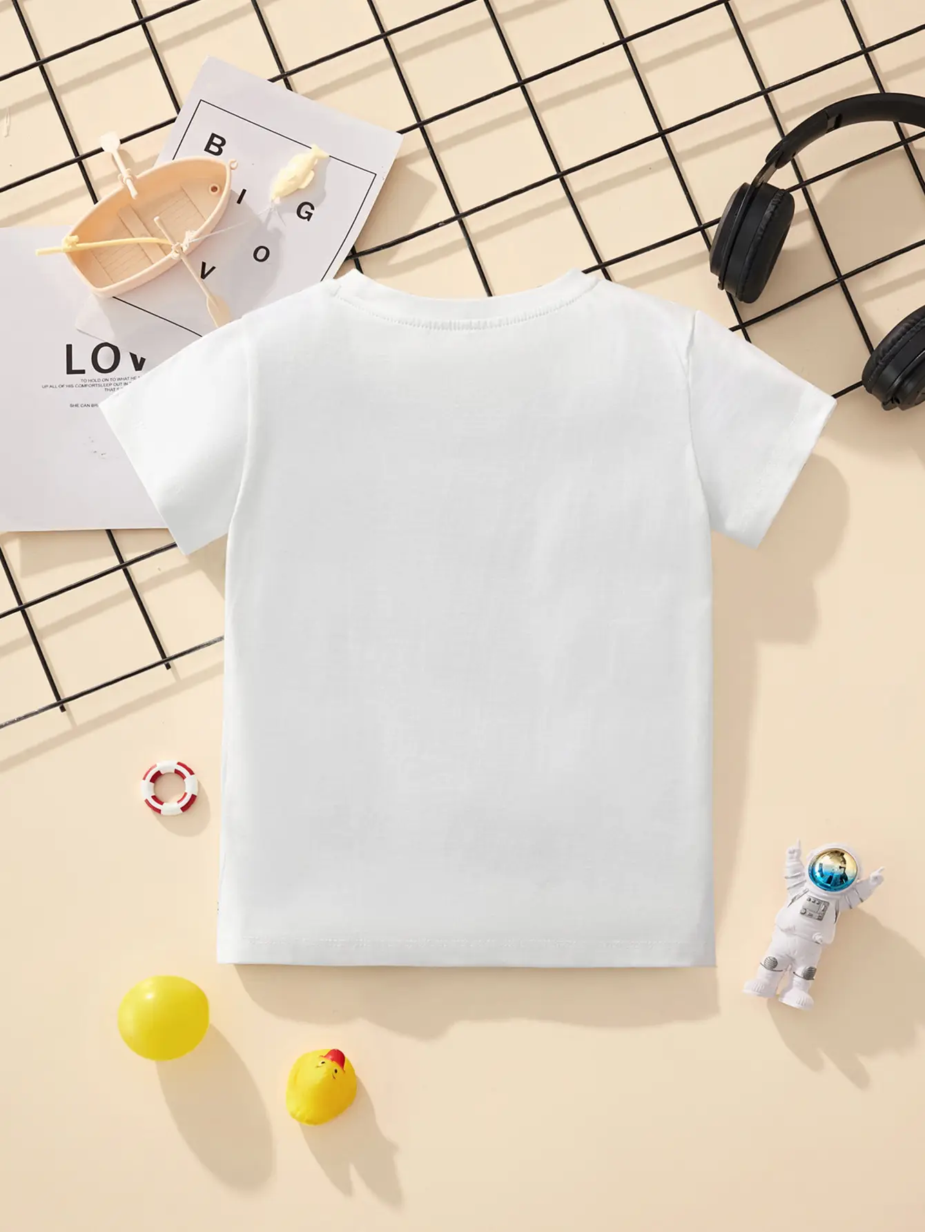 Yellow T-Shirt for Boys with T-Rex on Bike Design - Image 12