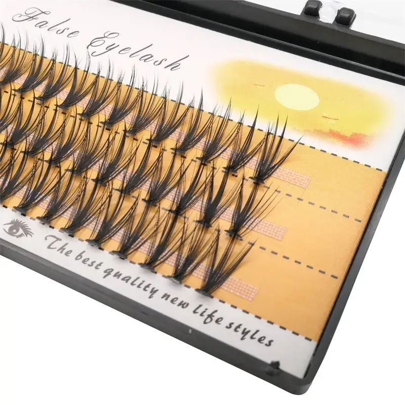 20D Cross-Border False Eyelashes 60 Clusters Hot Melt - Image 5