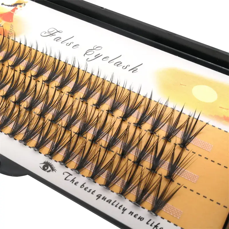 20D Cross-Border False Eyelashes 60 Clusters Hot Melt - Image 6