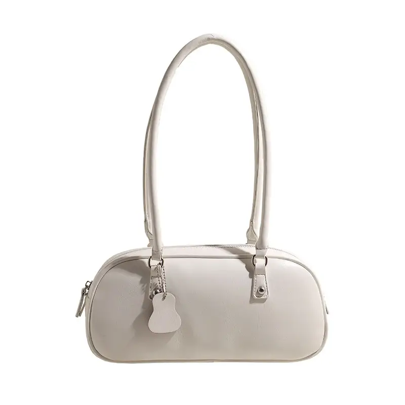 White Leather Shoulder Bag for Women 2024 - Image 7