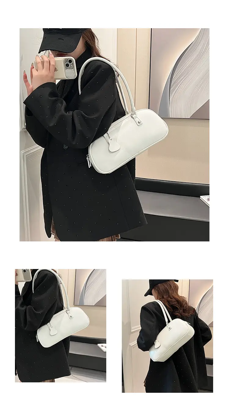 White Leather Shoulder Bag for Women 2024 — feature 10