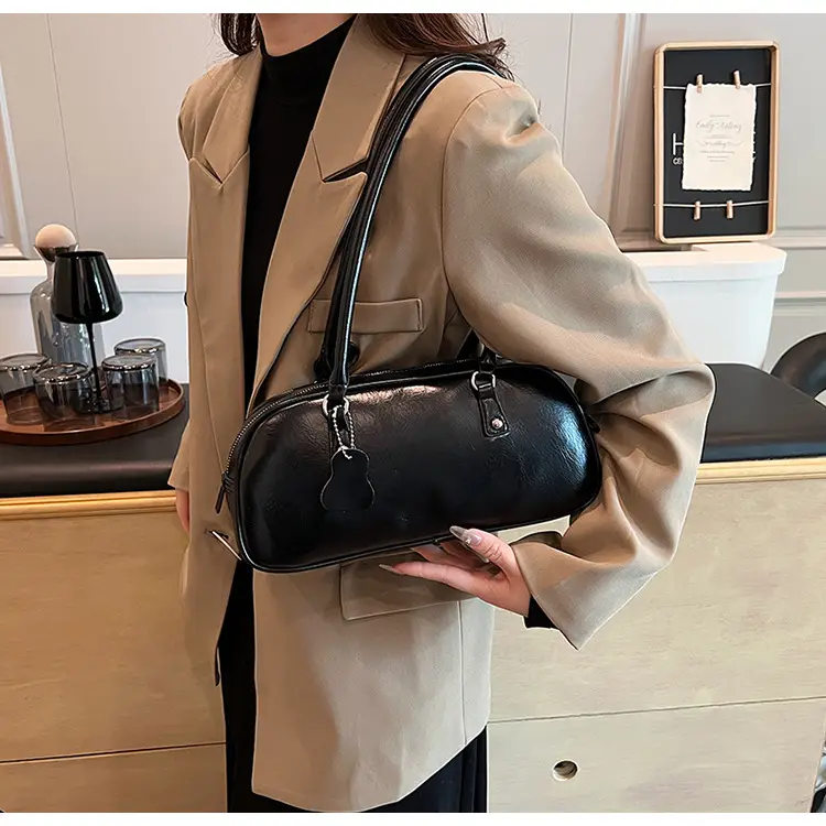 White Leather Shoulder Bag for Women 2024 — feature 36