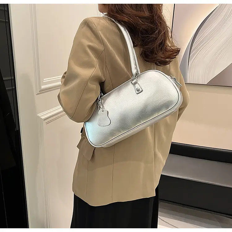 White Leather Shoulder Bag for Women 2024 — feature 41