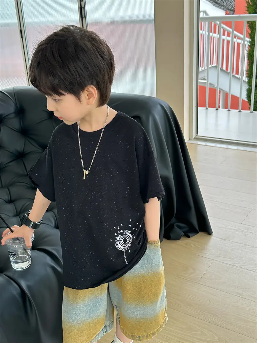 Boys White Short Sleeve T-Shirt Kids 2025 — feature 21