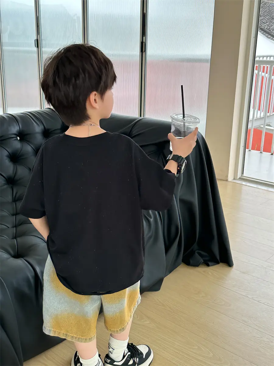 Boys White Short Sleeve T-Shirt Kids 2025 — feature 23