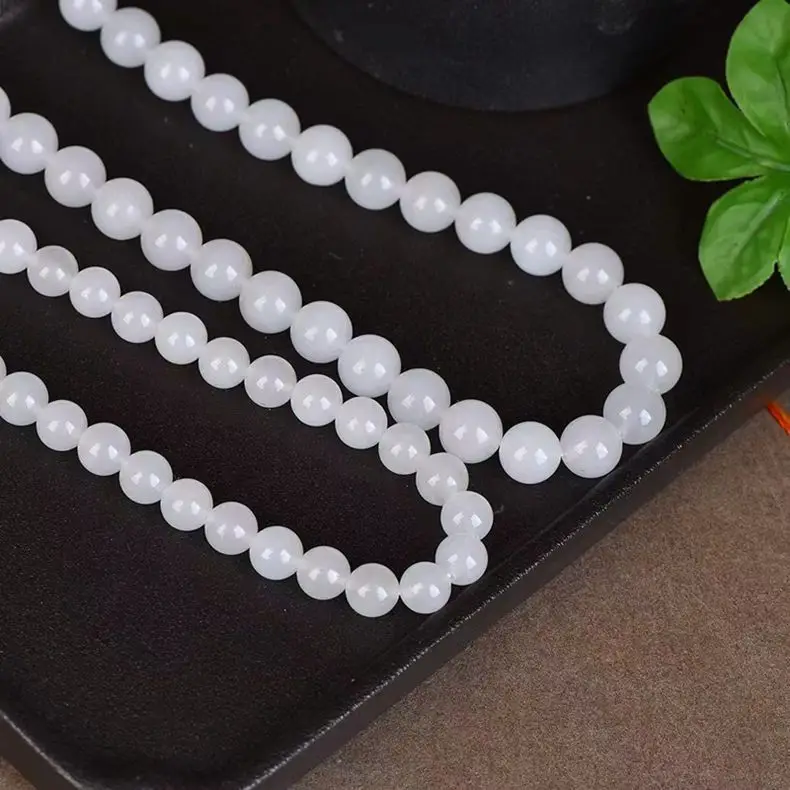 Wholesale Gold Silk Jade Women's Round Beads Necklace — feature 5