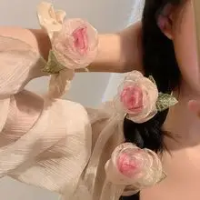 White Lace Hair Tie Scarf for Women — feature 28
