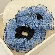 White Lace Hair Tie Scarf for Women — feature 5