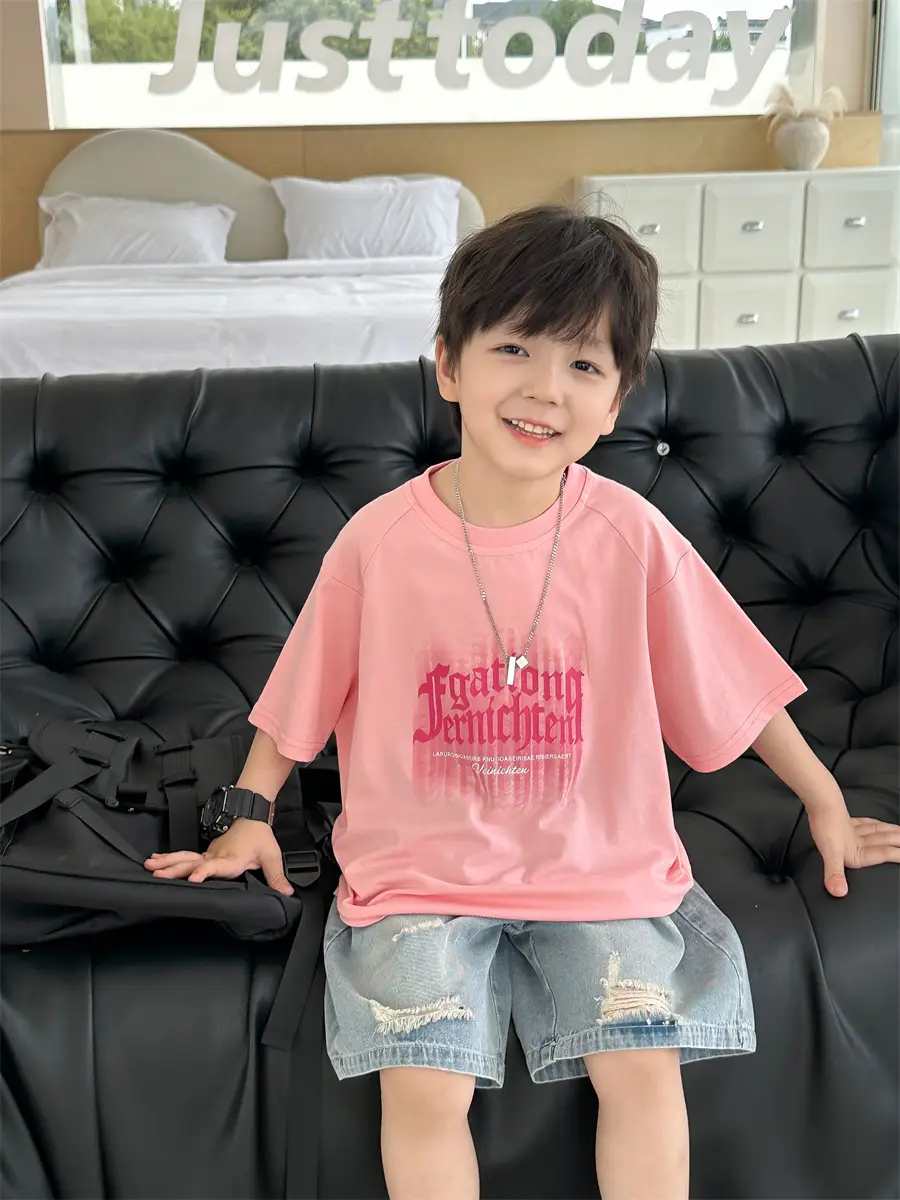 Kids Printed T-Shirt Boys Summer Wear Small Medium - Image 5