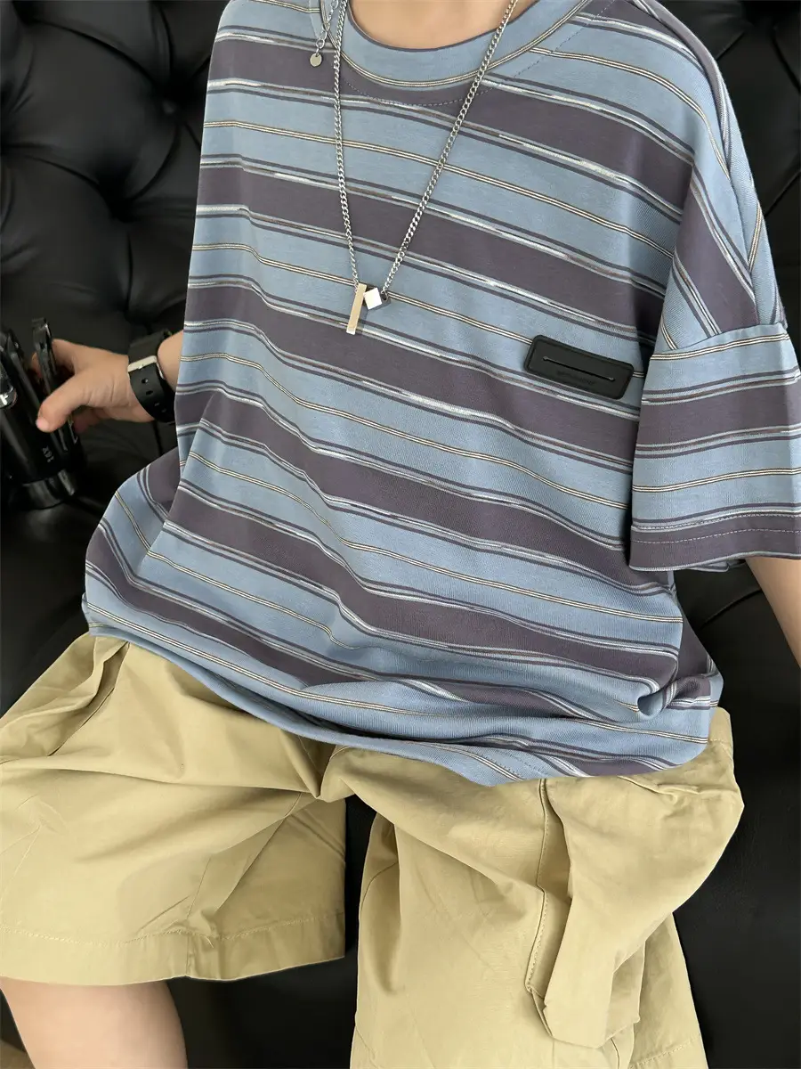 Kids Striped T-Shirt Boys Summer Wear 2025 — feature 14