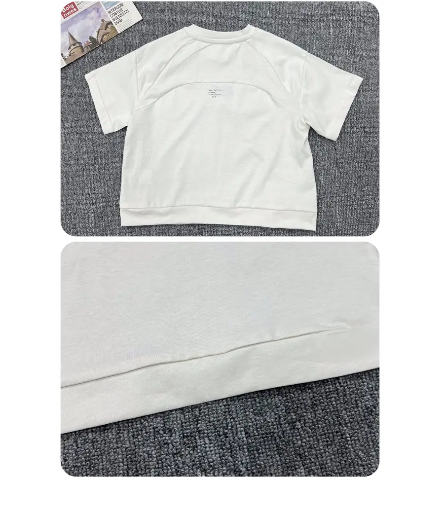 Kids Open T-Shirt Boys Summer Korean Style Embroidered 2025 — feature 12
