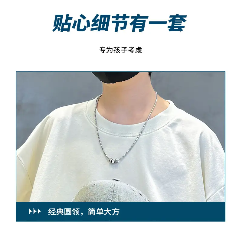 Summer White Graphic T-Shirt for Boys with Cap — feature 8