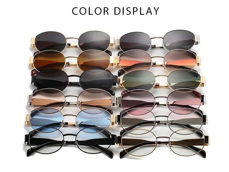 2024 Round Metal Sunglasses for Men Women — feature 10
