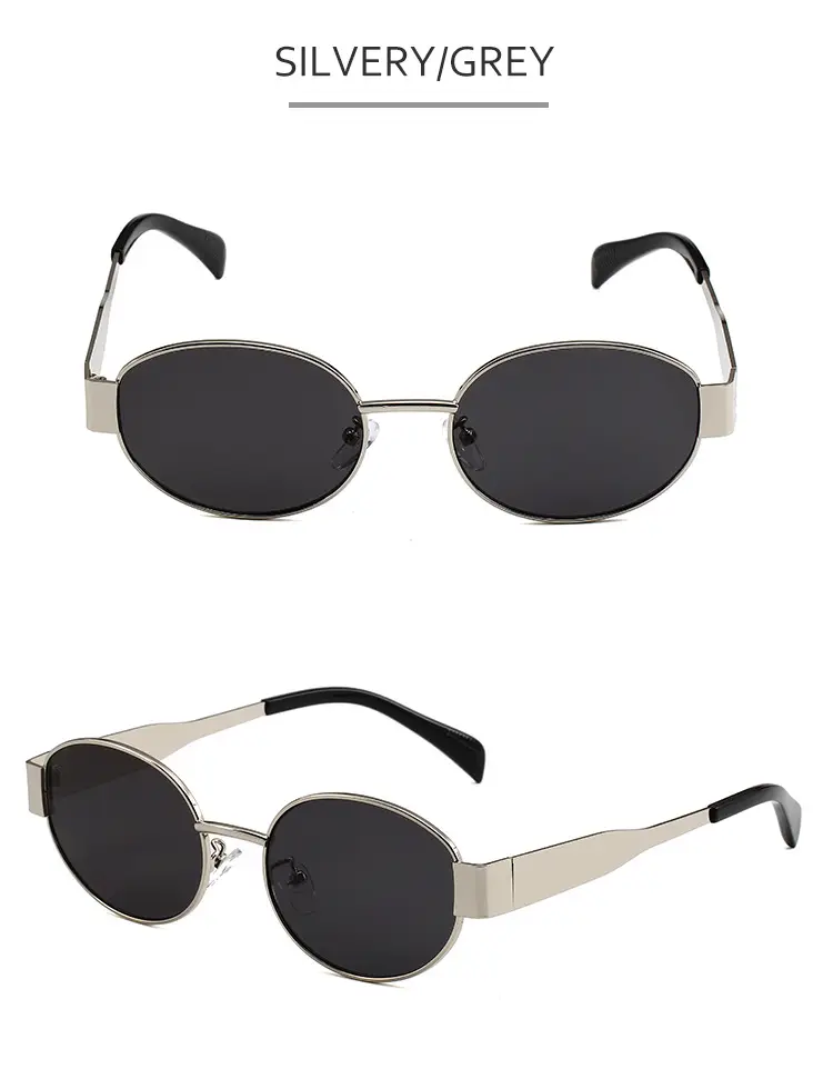 2024 Round Metal Sunglasses for Men Women — feature 14