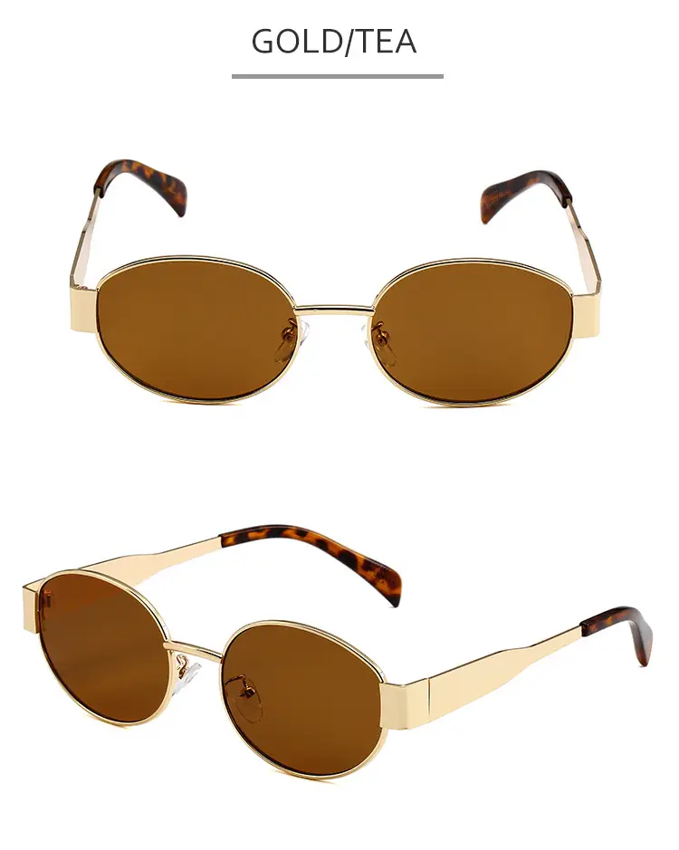2024 Round Metal Sunglasses for Men Women — feature 15