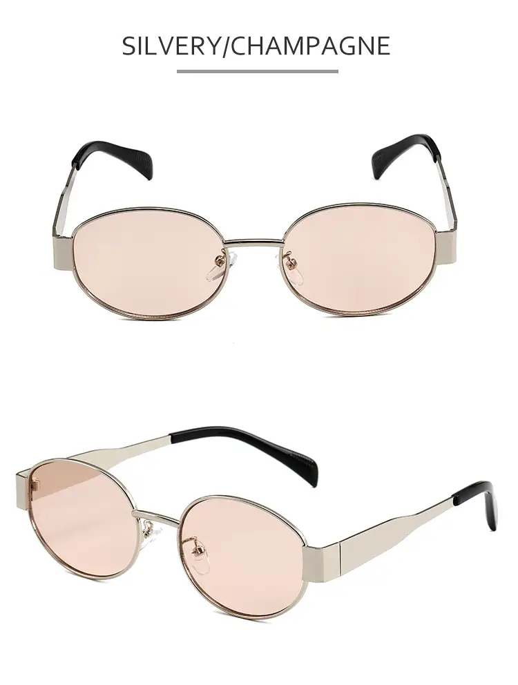 2024 Round Metal Sunglasses for Men Women — feature 19
