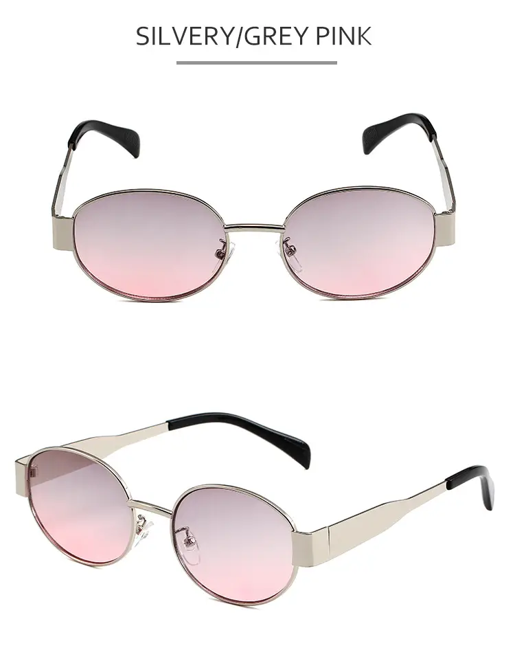 2024 Round Metal Sunglasses for Men Women — feature 21